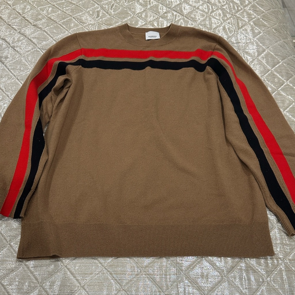 Women’s Burberry Cashmere Tan Sweater